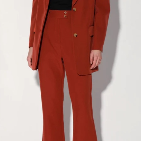 NWT $288 Walter Baker Felicia Blazer Size S Merlot Color - Picture 4 of 14